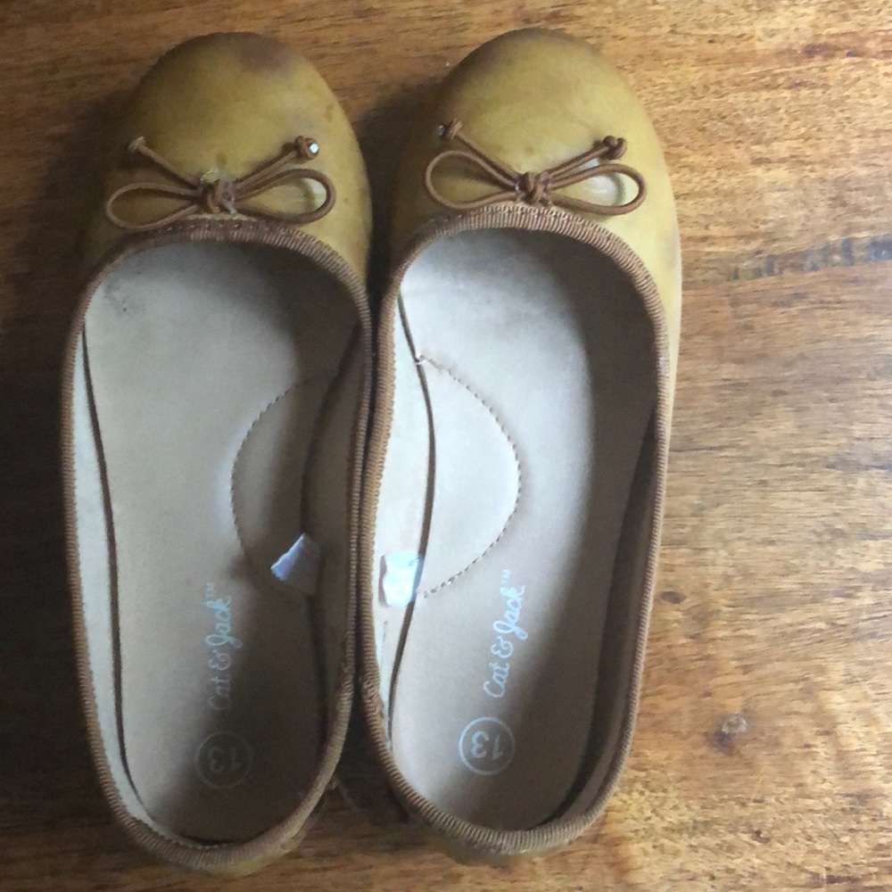 Cat & Jack tan ballet shoes